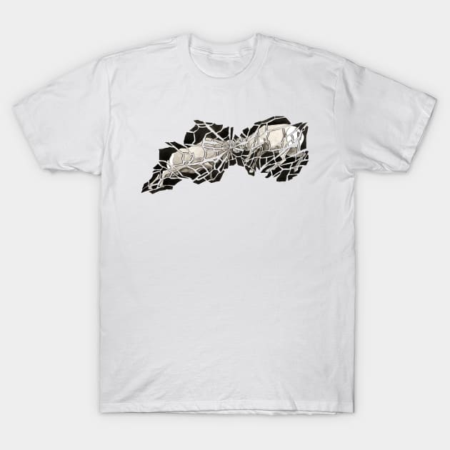 Bighorn Sheep Shattered Attack T-Shirt by Ciarabarsotti